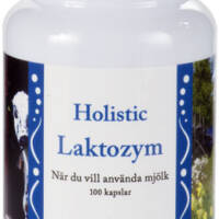 Laktozym Holistic enzym Laktaza i proteaza, ułatwienie trawienia laktozy 100 kaps