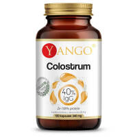 Colostrum - 40% IgG - 120 kaps YANGO wsparcie odporności
