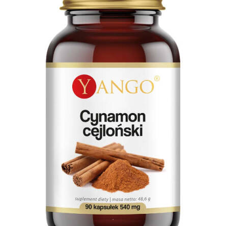 Cynamon cejloński - 90 kaps.YANGO  Cinnamomum verum