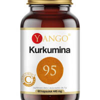 Kurkumina 95 YANGO 60 kaps  ekstrakt z kłącza kurkumy  350mg standaryzowany na 95% zawartości kurkuminoidów