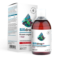 Silidrop+ krzem organiczny MMST Silicium + bor płyn 500ml monometylosilanetriol Aura Herbals