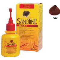 54 Złoty Kasztan - Szampon koloryzujący SanoTint Reflex – zmywalna farba do włosów 80ml Castano Dorato Golden Chestnut