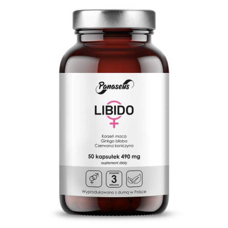 Libido ♀ -Libido Kobiet  50 kapsułek naturalny suplement diety Panaseus