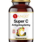 SUPER C Antyoksydanty YANGO 90 kapsułek Acai Camu Camu, Acerola, Aronia ekstrakty