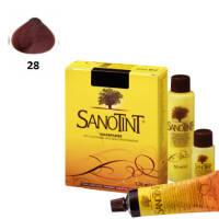 28 Red Chestnut Sanotint Classic Naturalna farba do trwałej koloryzacji włosów bez amoniaku czerwony kasztan 125ml