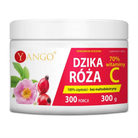 Dzika róża - ekstrakt - 300g Rosa Canina YANGO 70% naturalna witamina C