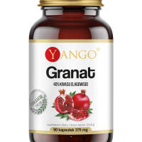 Granat ekstrakt ze skórki owocu granatu YANGO - 90 kapsułek 