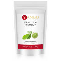Graviola Premium Yango Annona muricata sproszkowane liście gravioli, 100g