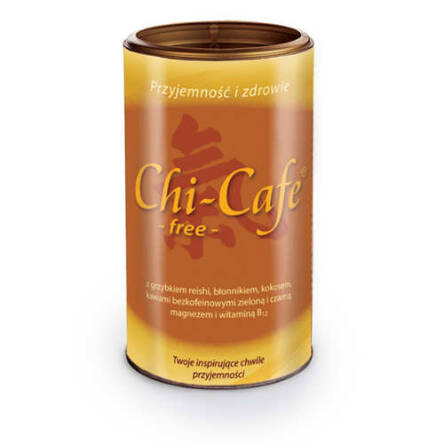 Chi-Cafe free Dr Jacob's 250g - napój kawowy wzbogacony o reishi, magnez, B12
