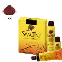 22 Claret Sanotint Classic Naturalna farba do trwałej koloryzacji włosów bez amoniaku jeżynowy 125ml