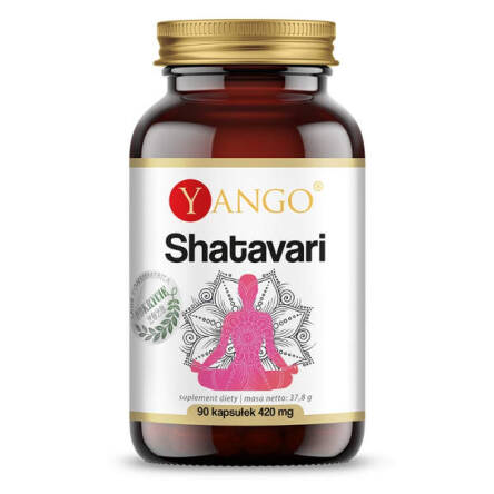 Shatavari - ekstrakt - 90 kapsułek YANGO Asparagus racemosus