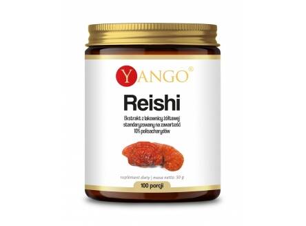 Reishi - ekstrakt 10% polisacharydów 50 g Ganoderma lucidum ekstrakt  w proszku YANGO