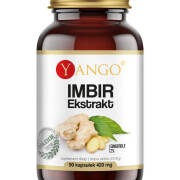 Imbir - ekstrakt YANGO  420mg zingiberis rhizoma - 90 kapsułek