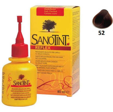 52  Kasztan Szampon Koloryzujący Reflex Sanotint Castano Scuro Dark Chestnut
