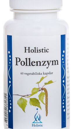 Pollenzym Holistic Suplement Diety przy alergiach na pyłki - 60 kaps 