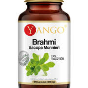 Brahmi Bacopa Monnieri  YANGO - ekstrakt 50% bakozydów - 100 kapsułek
