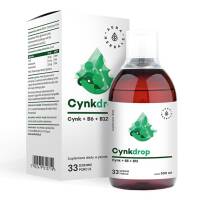 Cynkdrop - cynk + B6 + B12 - płyn (500ml) Aura Herbals