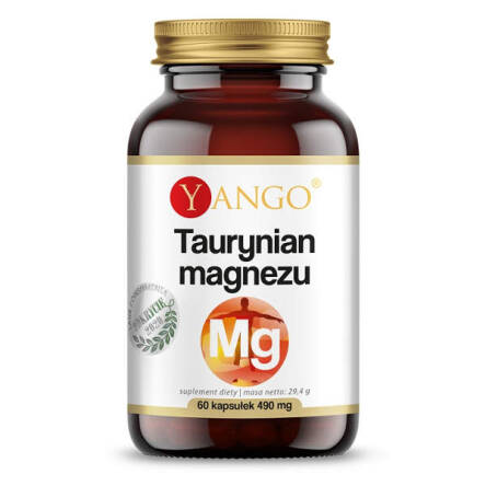 Taurynian magnezu -60 kapsułek YANGO
