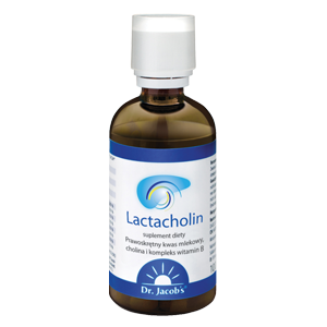 Lactacholin cholina, kwas mlekowy, witaminy z grupy B  - Dr. Jacob's 100ml