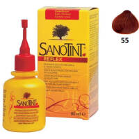 55 Miedziany Kasztan - Szampon koloryzujący SanoTint Reflex – zmywalna farba do włosów 80ml Castano Ramato Copper Chestnut