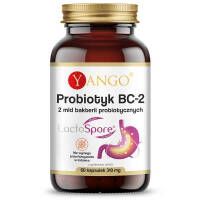 Probiotyk BC-2 - 60 kapsułek YANGO BACILLUS COAGULANS  LactoSpore