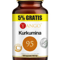 Kurkumina 95 YANGO 120 kaps  ekstrakt z kłącza kurkumy 350mg standaryzowany na 95% zawartości kurkuminoidów