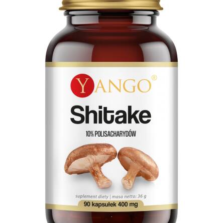 SHITAKE - ekstrakt 10% polisacharydów - 90 kaps. YANGO