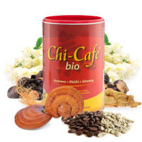 Ekologiczna Chi Cafe Bio Dr. Jacob's z wyciągami z guarany, reishi, żeń-szenia, 400g
