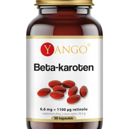 Beta-karoten - 90 kaps. prowitamina A YANGO