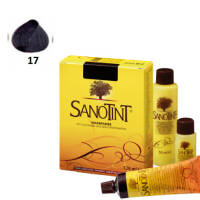 17 Blue Black Sanotint Classic Naturalna farba do trwałej koloryzacji włosów bez amoniaku granatowa czerń 125ml