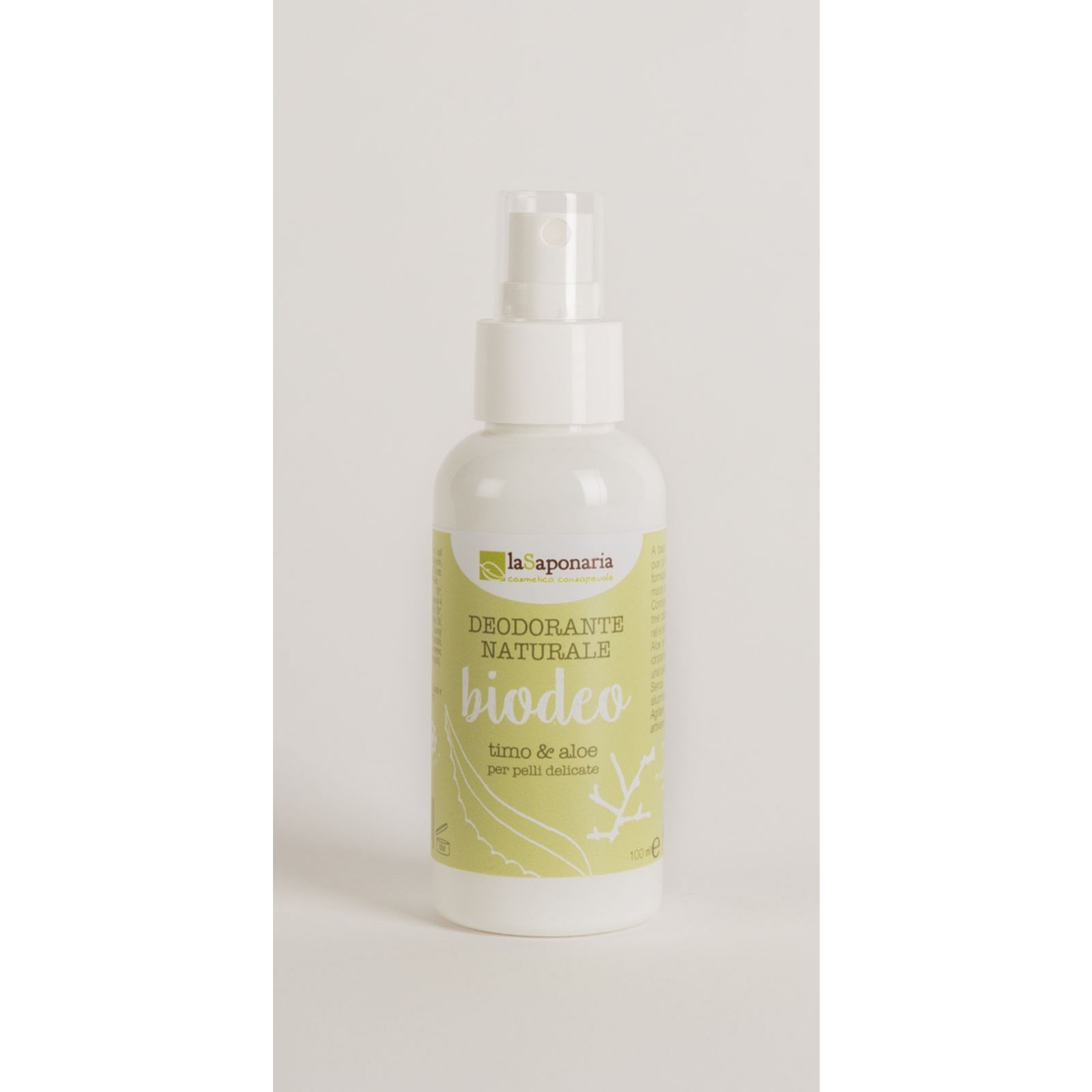 Naturalny Bio Dezodorant bez aluminium Tymianek i Aloes La Saponaria 100ml Naturalny Bio Dezodorant bez aluminium Tymianek i Aloes La Saponaria 100ml