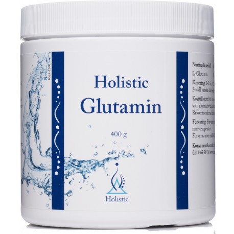 Glutamin Holistic jest suplementem diety zawierającym glutaminę 400g Glutamin Holistic jest suplementem diety zawierającym glutaminę 400g