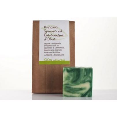 Naturalne odżywcze Mydło regenerujące Argan i Oliwka La Saponaria 50gr Naturalne odżywcze Mydło regenerujące Argan i Oliwka La Saponaria 50gr