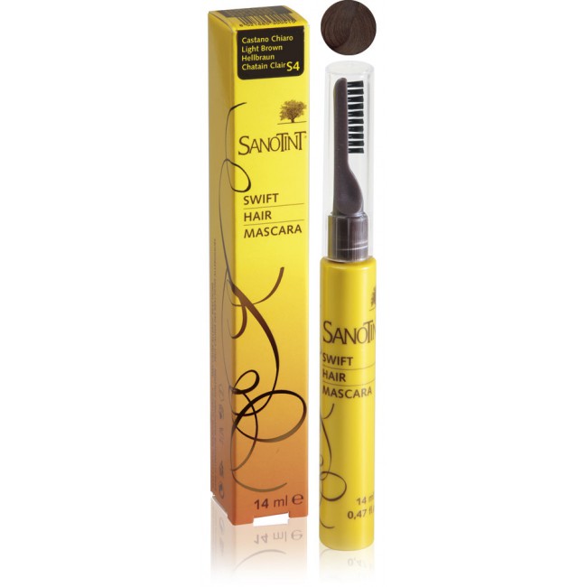Mascara na odrosty Light Brown S4 Sanotint 14ml Mascara na odrosty Light Brown S4 Sanotint 14ml